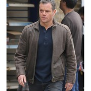 Jason Bourne Matt Damon Brown Jacket