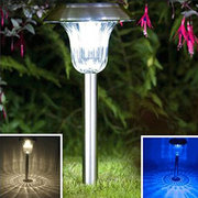 stainless steel outdoor solar lights for walkway-Sogrand