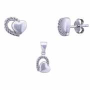 Obtain Silver Pendant Set for Girls from SilverShine