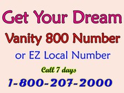 Get your Dream Vanity Phone Numbers and Local Number