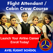 VIRTUAL LIVE CLASS FLIGHT ATTENDANT / CABIN CREW COURSE