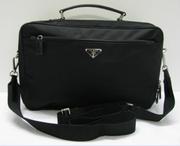 Prada Nylon Briefcase Br2269 Black 
